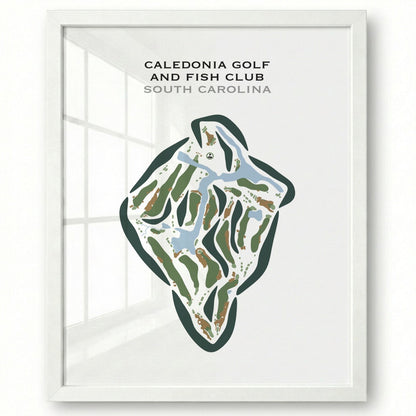 Caledonia Golf and Fish Club, South Carolina - Printed Golf Courses