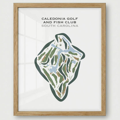 Caledonia Golf and Fish Club, South Carolina - Printed Golf Courses