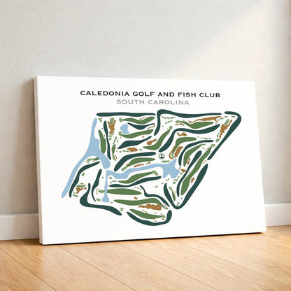 Caledonia Golf and Fish Club, South Carolina - Printed Golf Courses