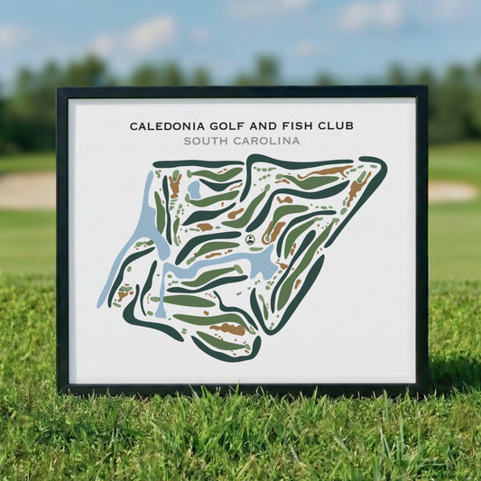 Caledonia Golf and Fish Club, South Carolina - Printed Golf Courses