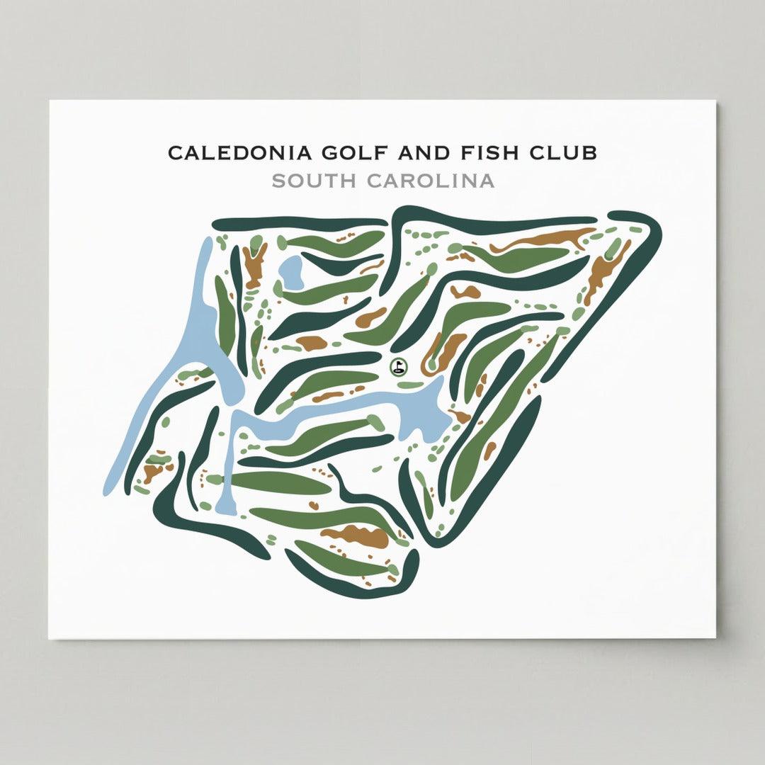 Caledonia Golf and Fish Club, South Carolina - Printed Golf Courses