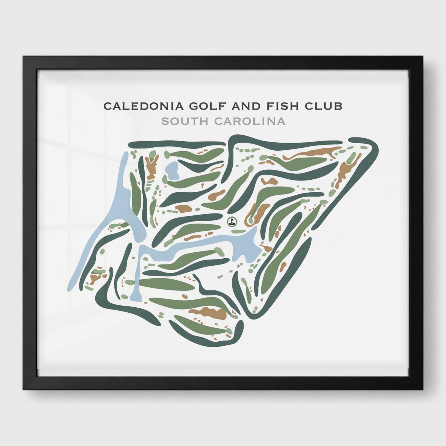 Caledonia Golf and Fish Club, South Carolina - Printed Golf Courses