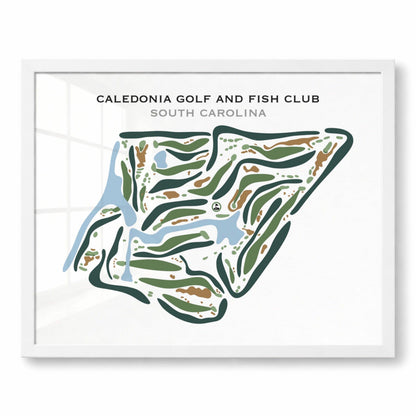 Caledonia Golf and Fish Club, South Carolina - Printed Golf Courses