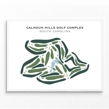 Calhoun Hills Golf Complex, South Carolina - Printed Golf Courses