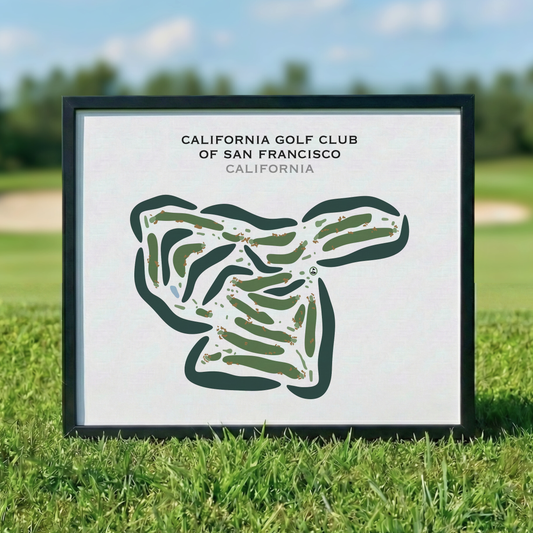 California Golf Club of San Francisco, California - Printed Golf Courses