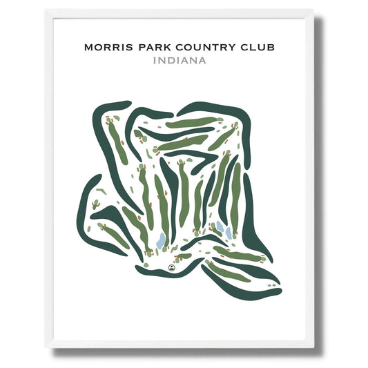 Morris Park Country Club, Indiana - Printed Golf Courses
