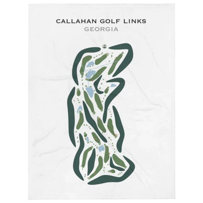 Callahan Golf Links, Georgia - Printed Golf Courses