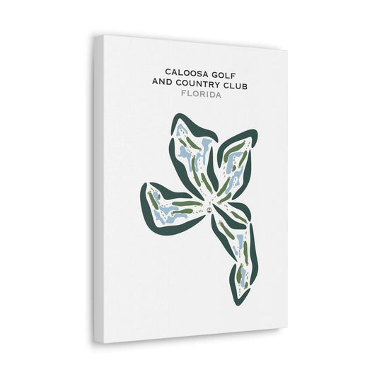 Caloosa Golf & Country Club, Florida - Printed Golf Courses
