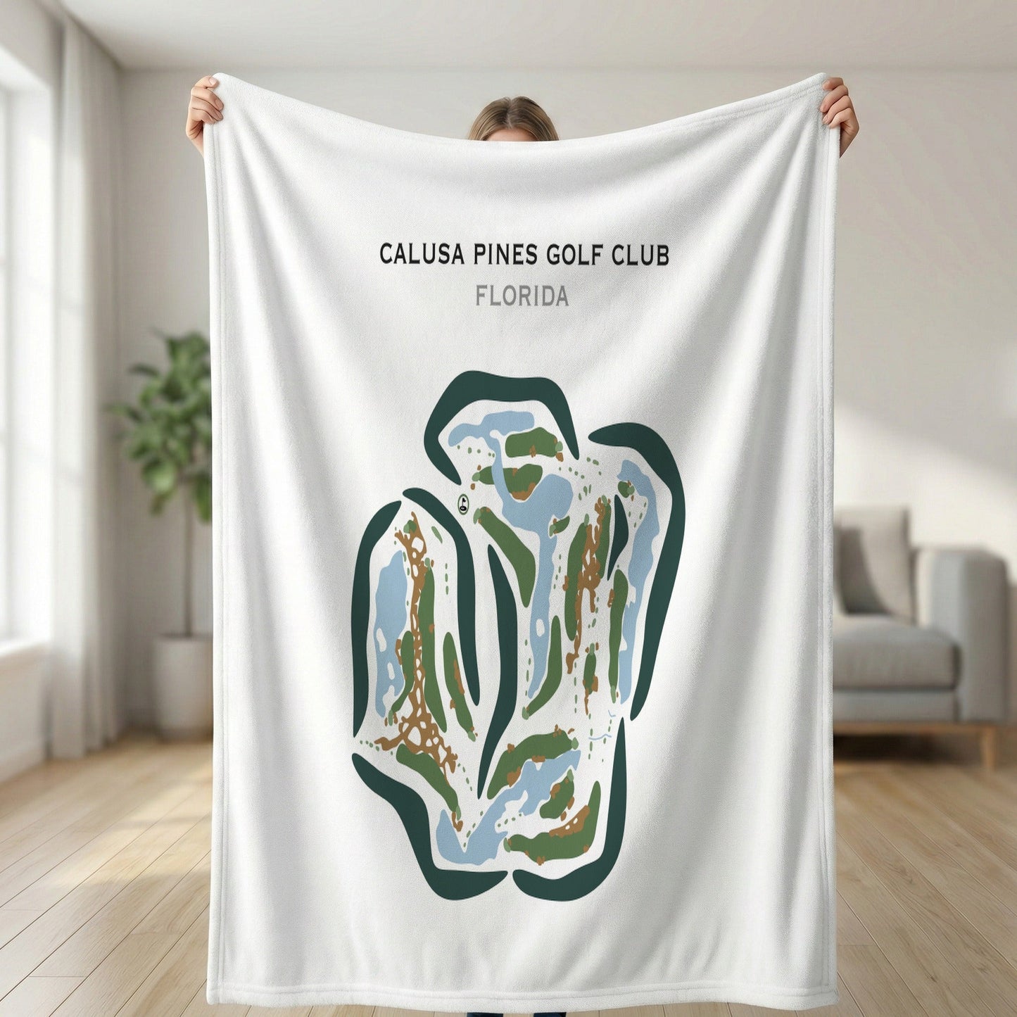 Calusa Pines Golf Club, Florida - Printed Golf Courses