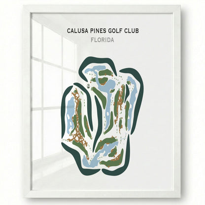 Calusa Pines Golf Club, Florida - Printed Golf Courses