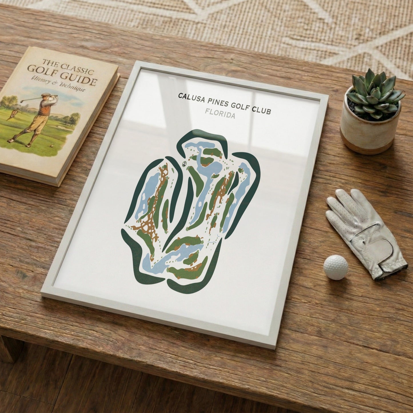 Calusa Pines Golf Club, Florida - Printed Golf Courses