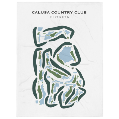 Calusa Country Club, Florida - Printed Golf Courses