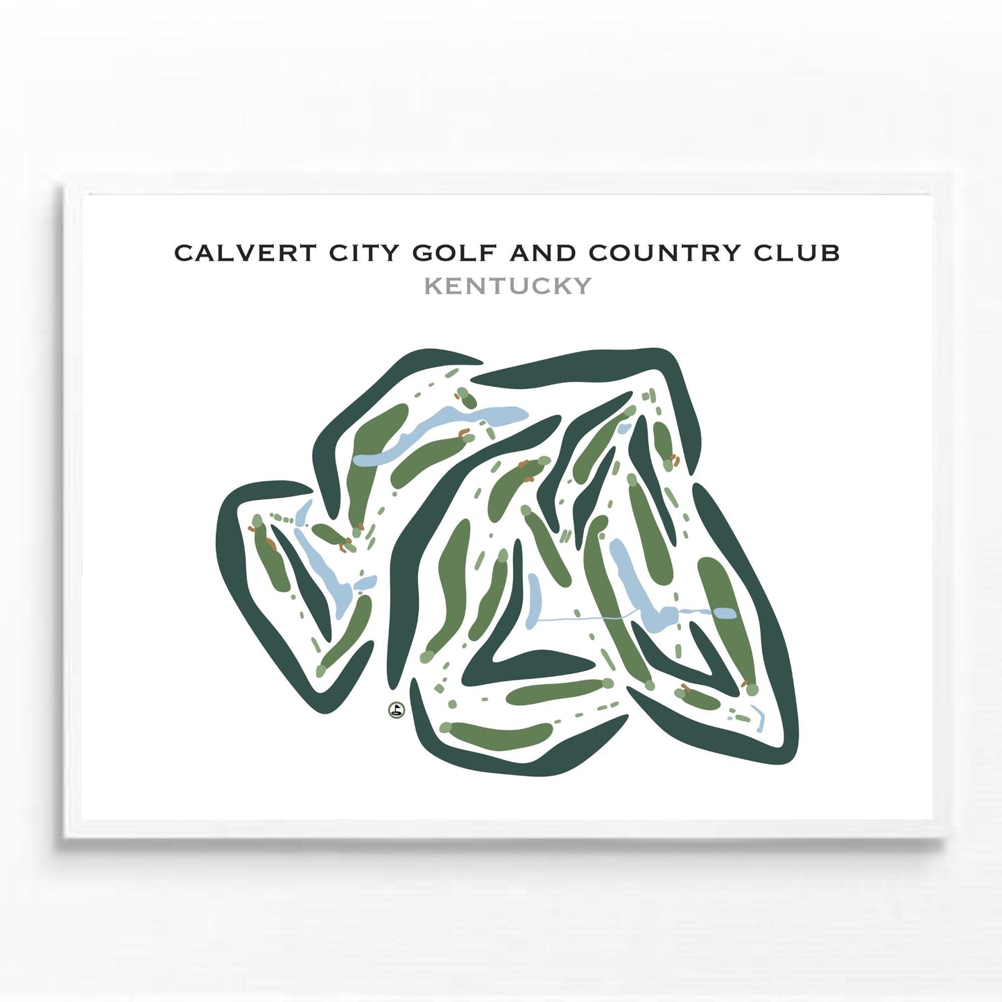 Calvert City Golf & Country Club, Kentucky - Printed Golf Courses