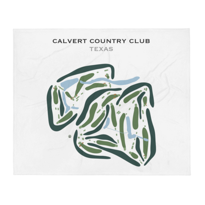 Calvert Country Club, Texas - Printed Golf Courses