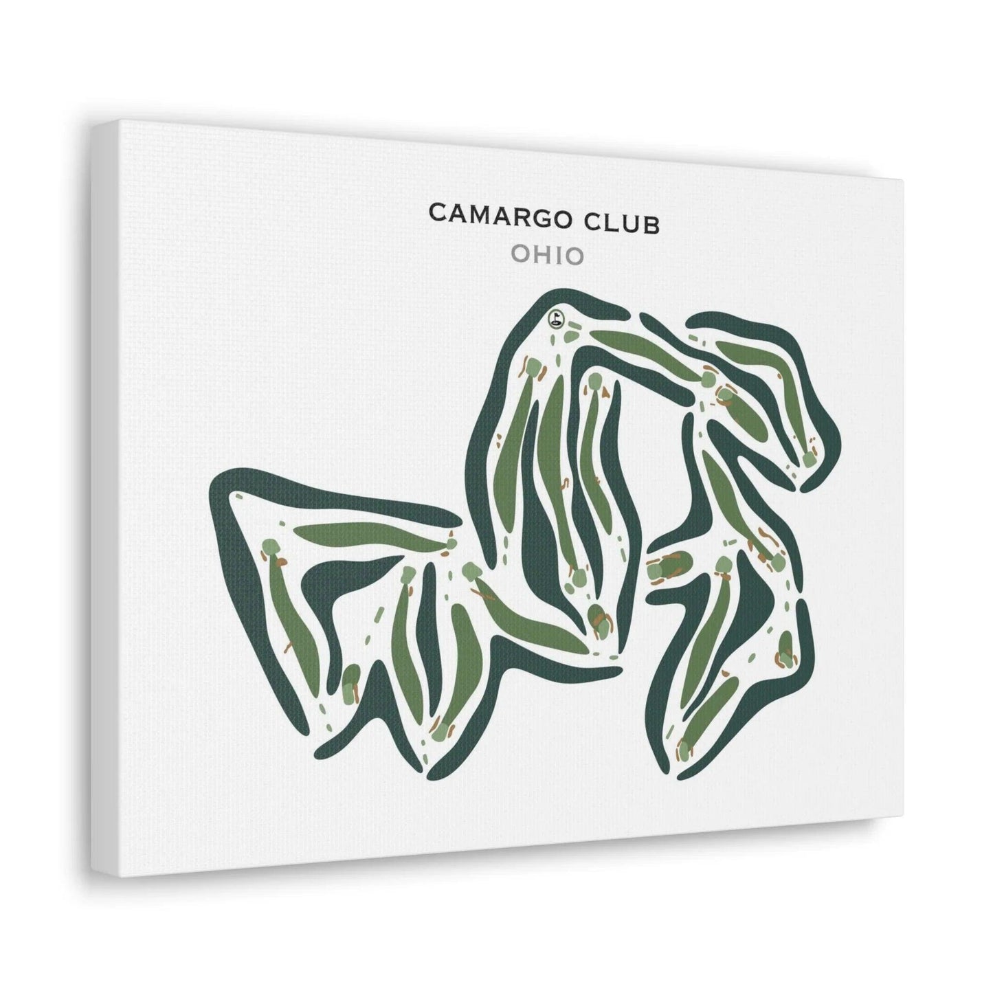 Camargo Club, Ohio - Printed Golf Courses
