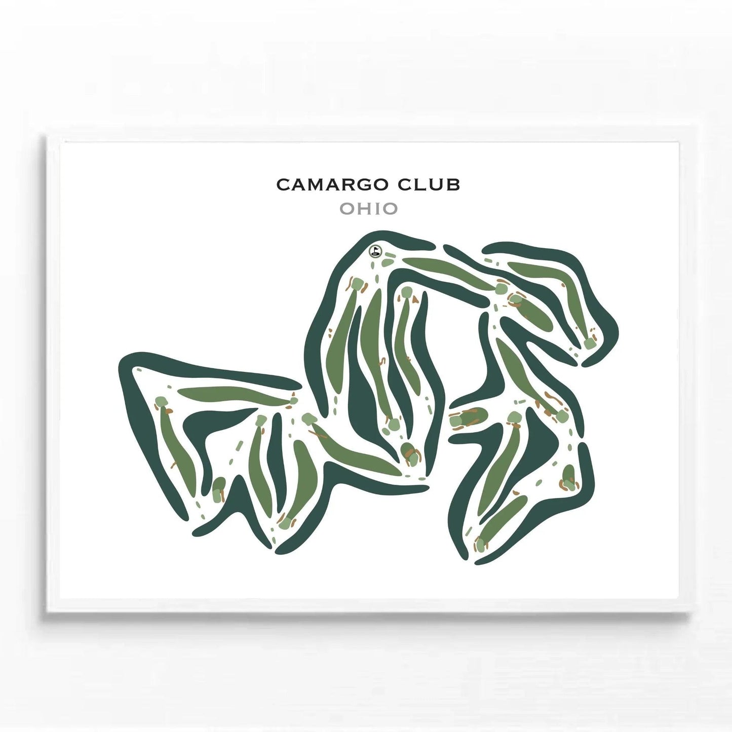 Camargo Club, Ohio - Printed Golf Courses