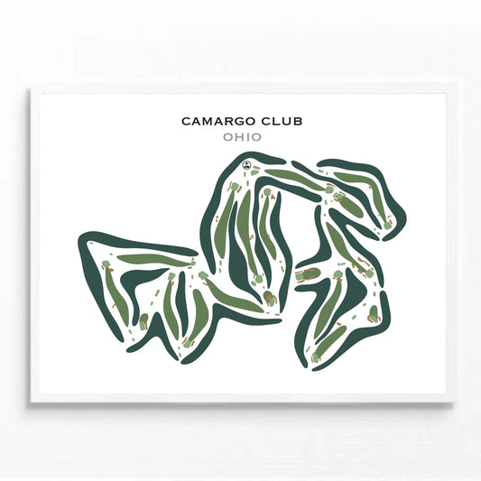Camargo Club, Ohio - Printed Golf Courses