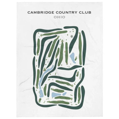 Cambridge Country Club, Ohio - Printed Golf Course