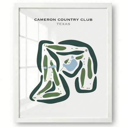 Cameron Country Club, Texas - Printed Golf Courses
