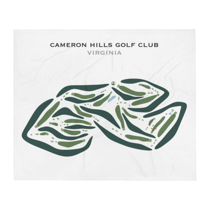Cameron Hills Golf Club, Virginia - Printed Golf Courses