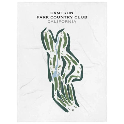Cameron Park Country Club, California - Printed Golf Course