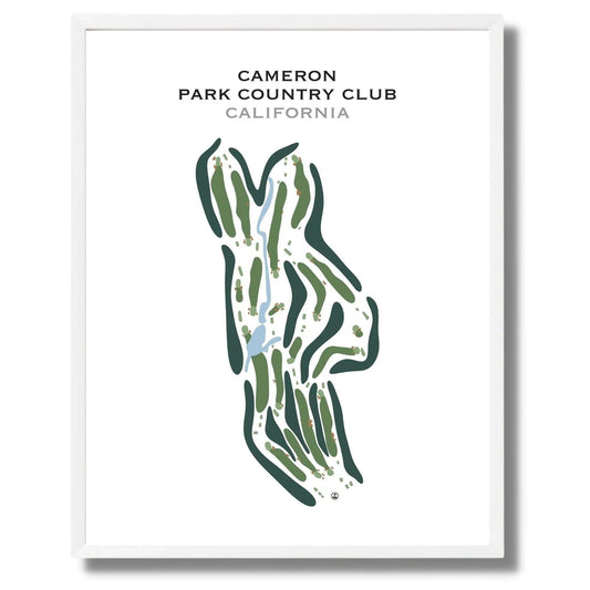 Cameron Park Country Club, California - Printed Golf Course