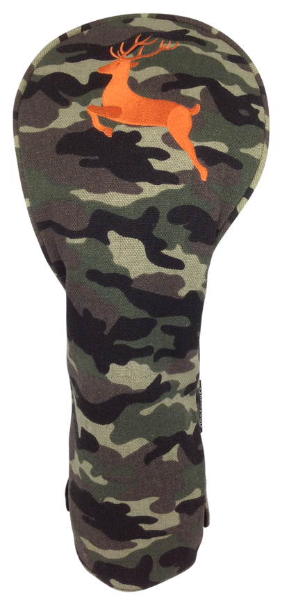 Camo Embroidered Driver Headcover by ReadyGOLF - Deer Hunter