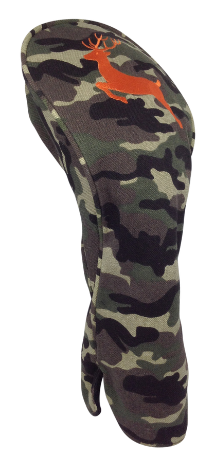 Camo Embroidered Driver Headcover by ReadyGOLF - Deer Hunter