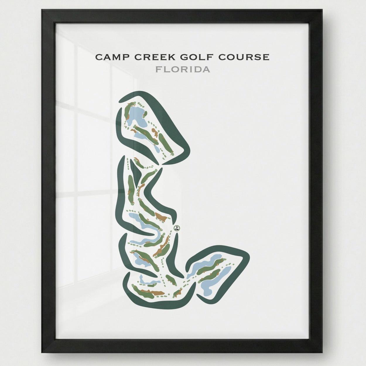 Camp Creek Course, Florida - Printed Golf Courses