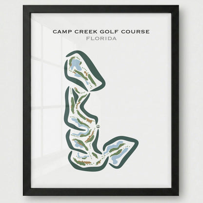 Camp Creek Course, Florida - Printed Golf Courses