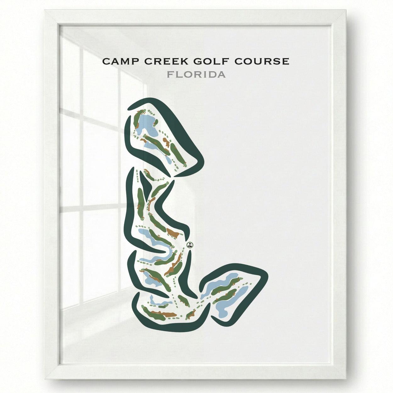 Camp Creek Course, Florida - Printed Golf Courses