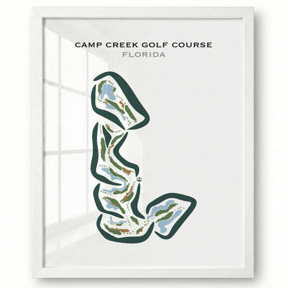 Camp Creek Course, Florida - Printed Golf Courses