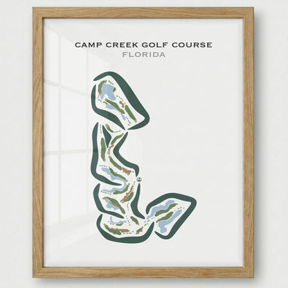 Camp Creek Course, Florida - Printed Golf Courses