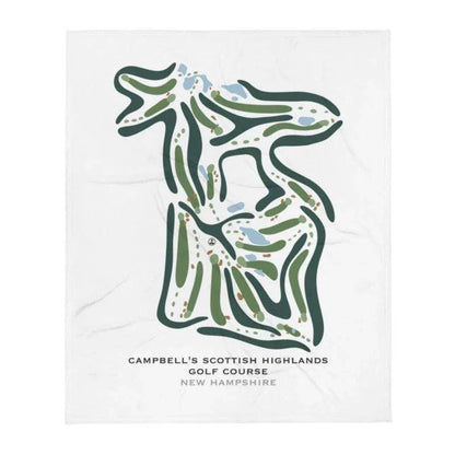 Campbell's Scottish Highlands Golf Course, New Hampshire - Printed Golf Courses