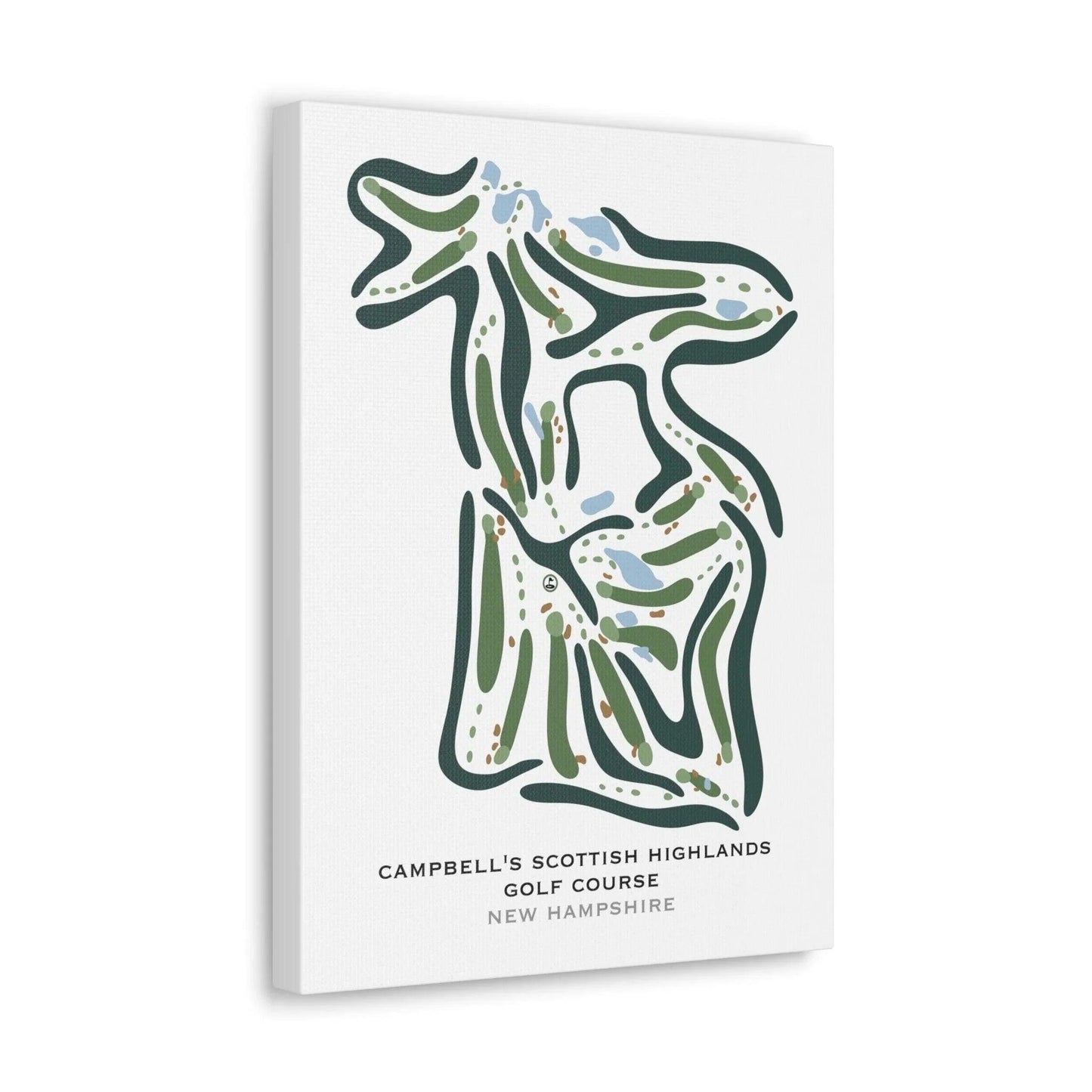 Campbell's Scottish Highlands Golf Course, New Hampshire - Printed Golf Courses
