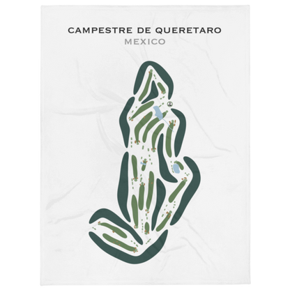 Campestre de Queretaro, Mexico - Printed Golf Courses