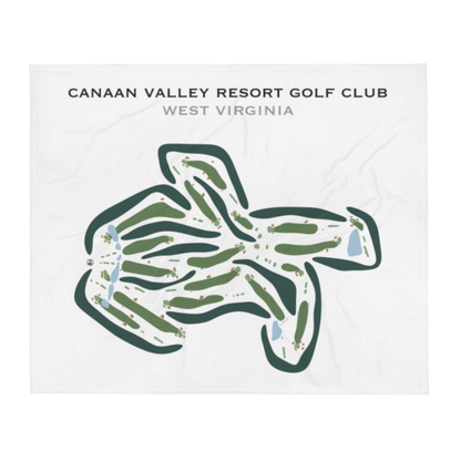 Canaan Valley Resort Golf Club, West Virginia - Printed Golf Courses