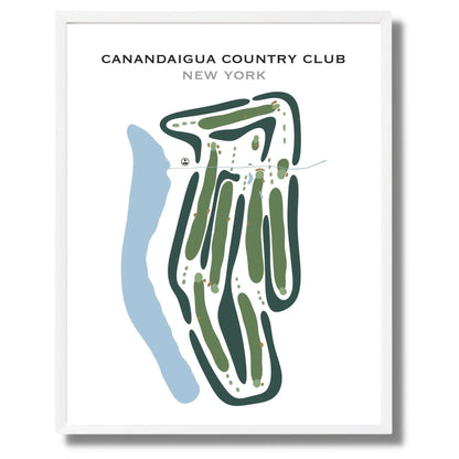 Canandaigua Country Club, New York - Printed Golf Courses