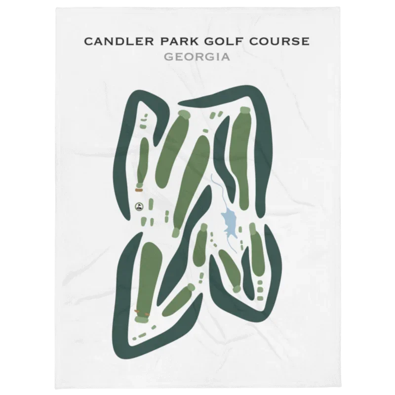 Candler Park Golf Course, Georgia - Printed Golf Courses