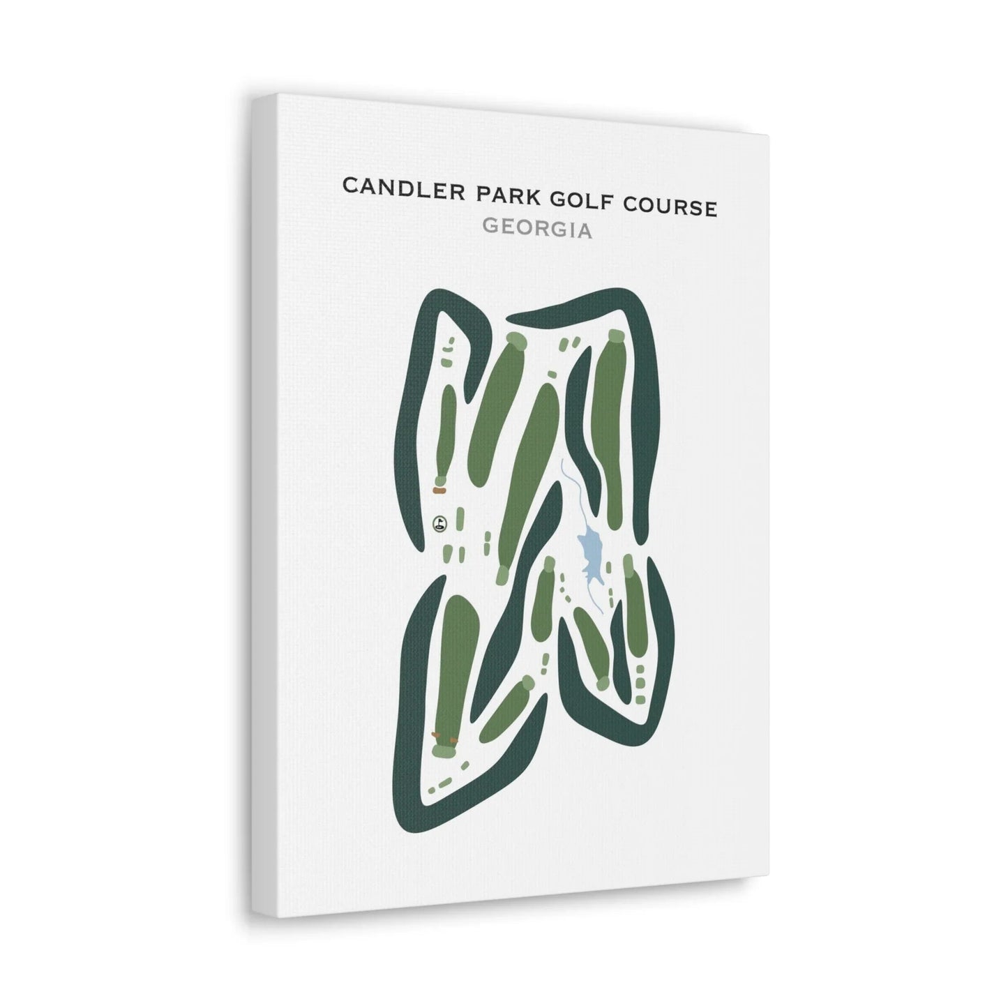 Candler Park Golf Course, Georgia - Printed Golf Courses
