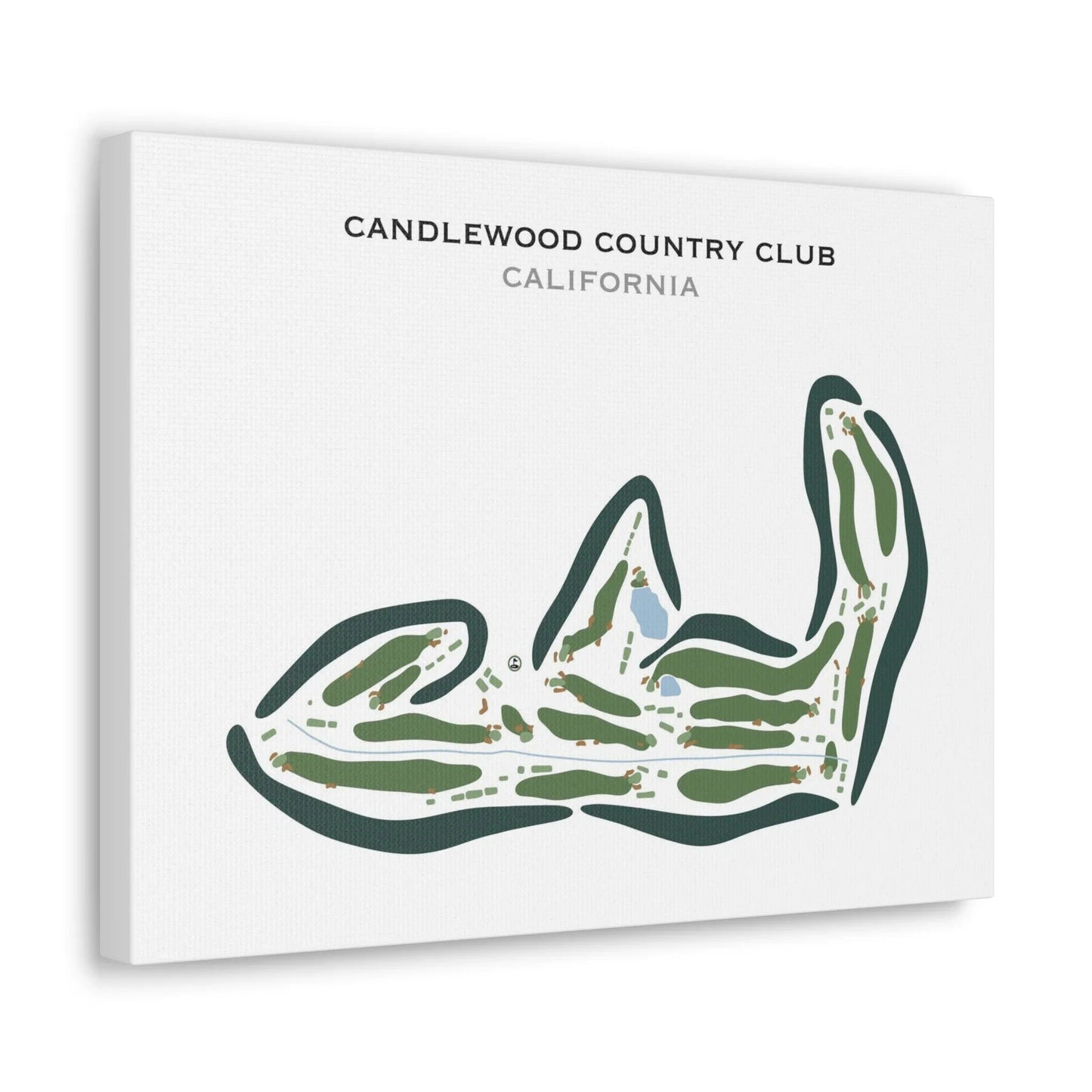 Candlewood Country Club, California - Printed Golf Courses