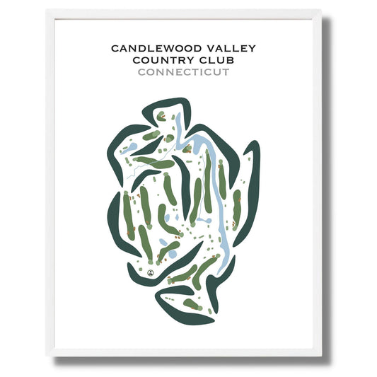 Candlewood Valley Country Club, Connecticut - Printed Golf Courses