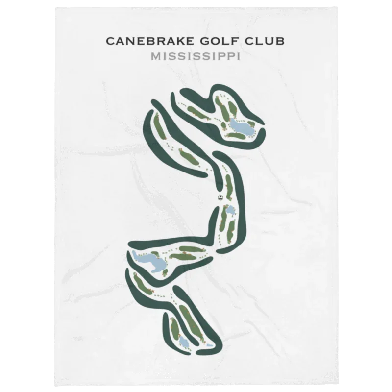 Canebrake Golf Club, Mississippi - Printed Golf Courses