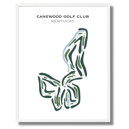 Canewood Golf Club, Kentucky - Printed Golf Course