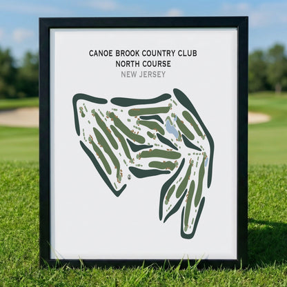 Canoe Brook Country Club, North Course, New Jersey - Printed Golf Course