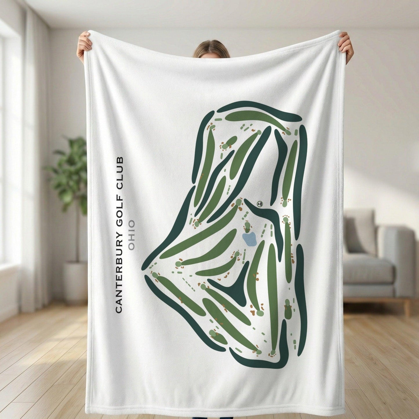Canterbury Golf Club, Ohio - Printed Golf Courses