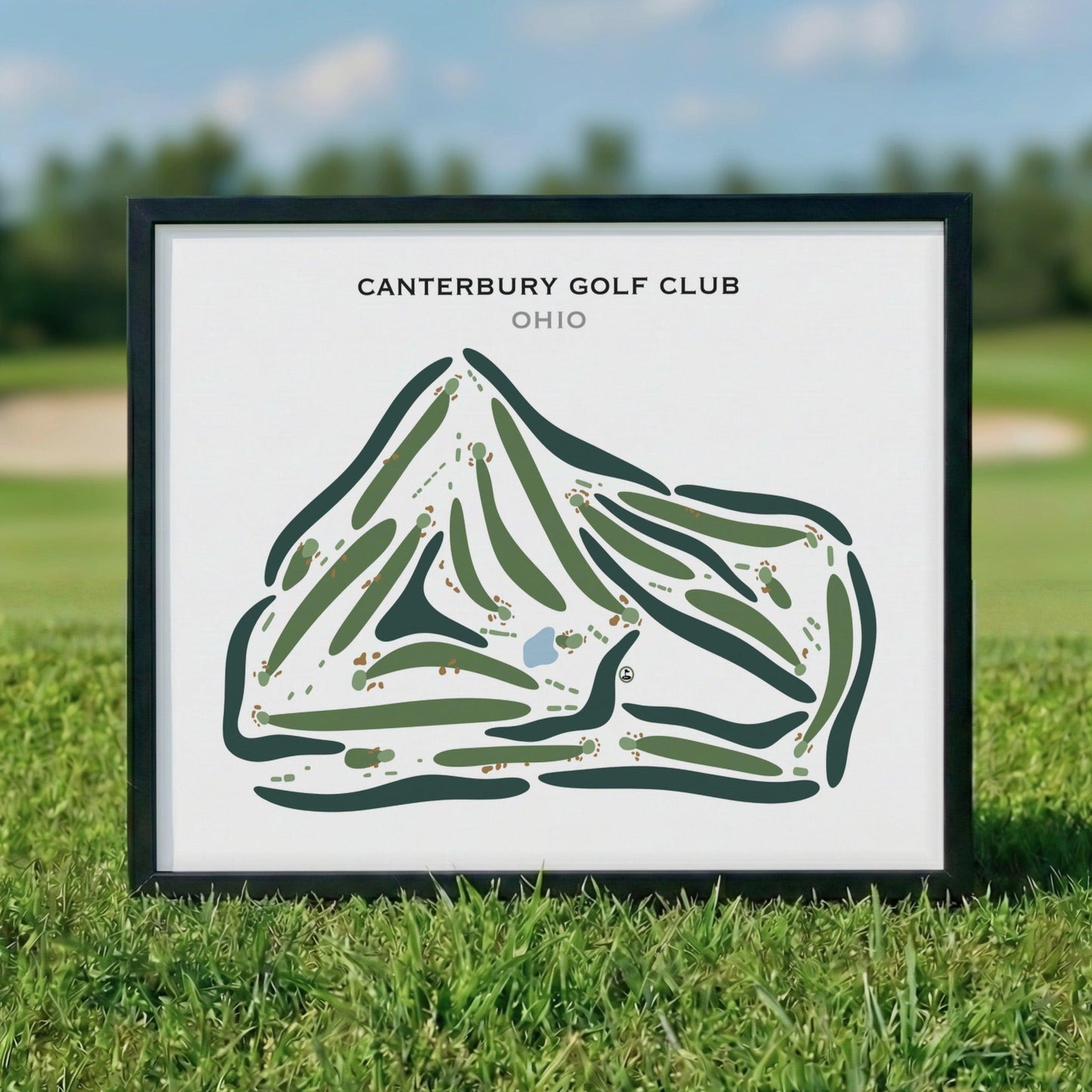 Canterbury Golf Club, Ohio - Printed Golf Courses