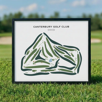 Canterbury Golf Club, Ohio - Printed Golf Courses