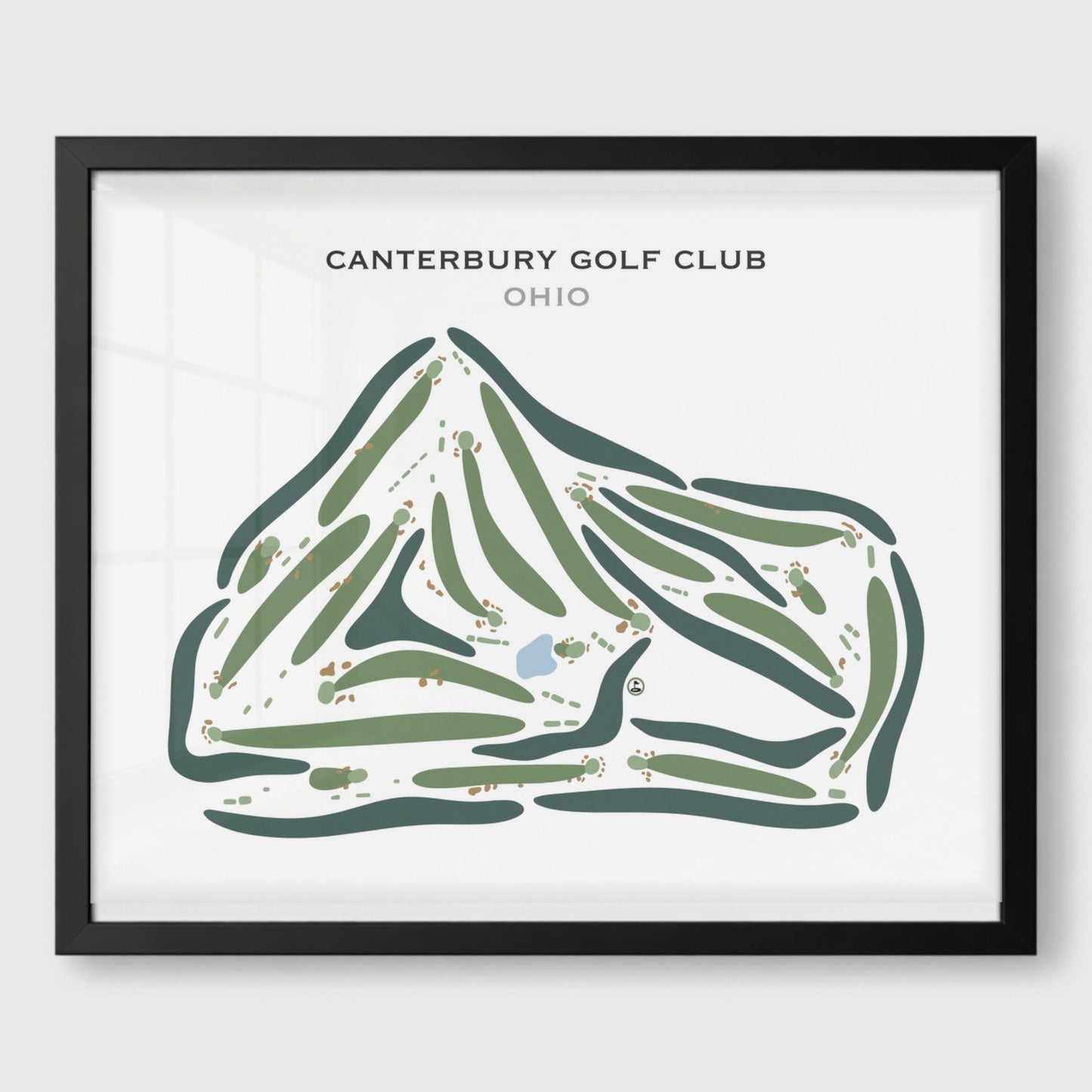 Canterbury Golf Club, Ohio - Printed Golf Courses