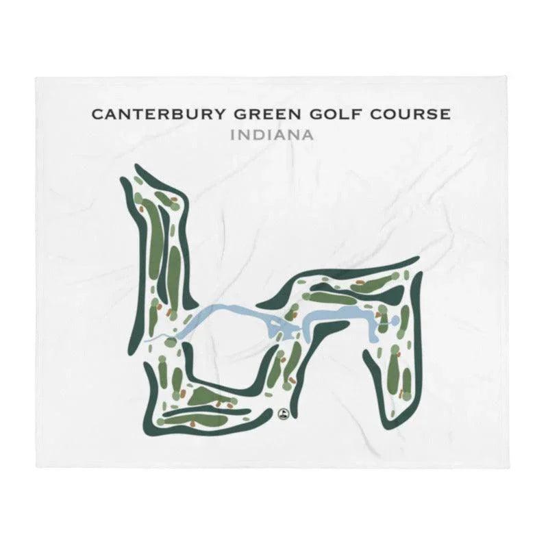 Canterbury Green Golf Course, Indiana - Printed Golf Course